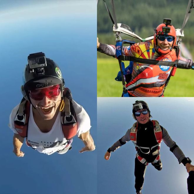 直升机跳伞意外：法滑翔世界冠军高空坠地身亡降落伞未能打开。(图2)